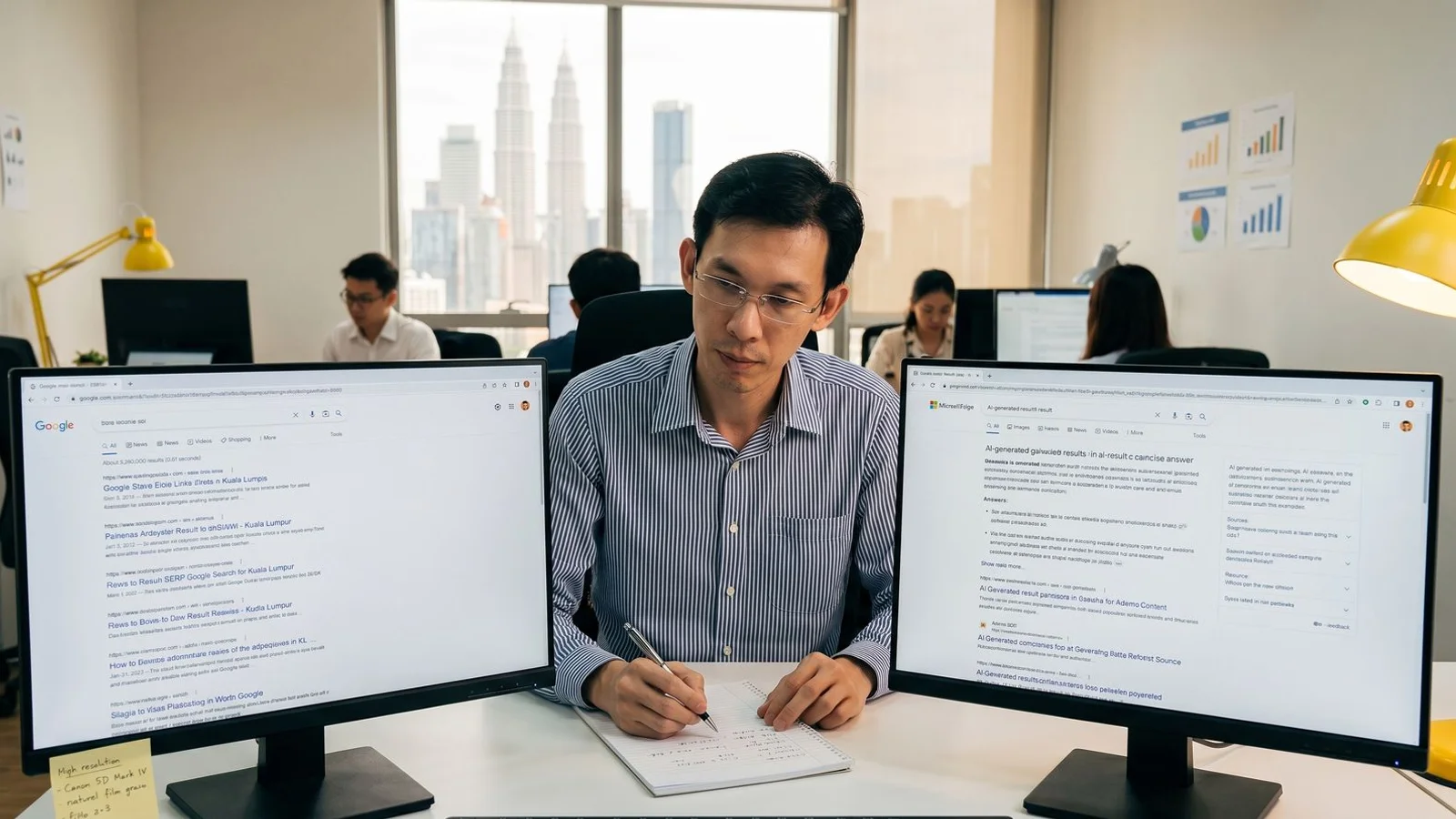 AEO vs traditional SEO comparison showing overlap, divergence, and unified strategy for Malaysian businesses