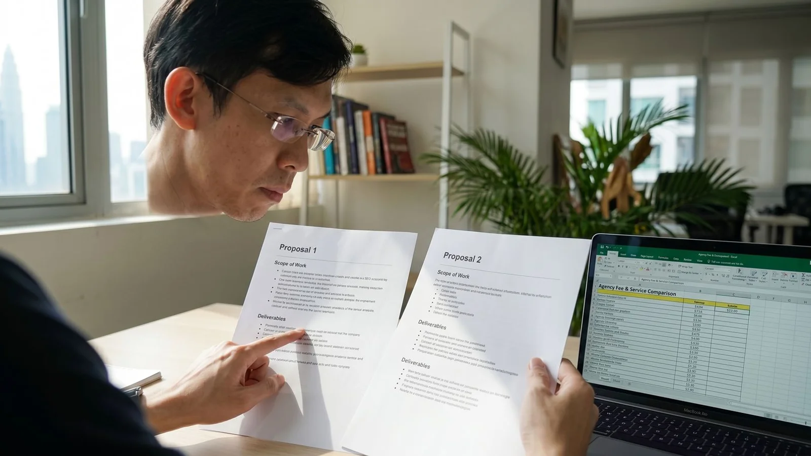 Evaluation framework for choosing a Malaysian SEO agency — red flags, green flags, and discovery call questions