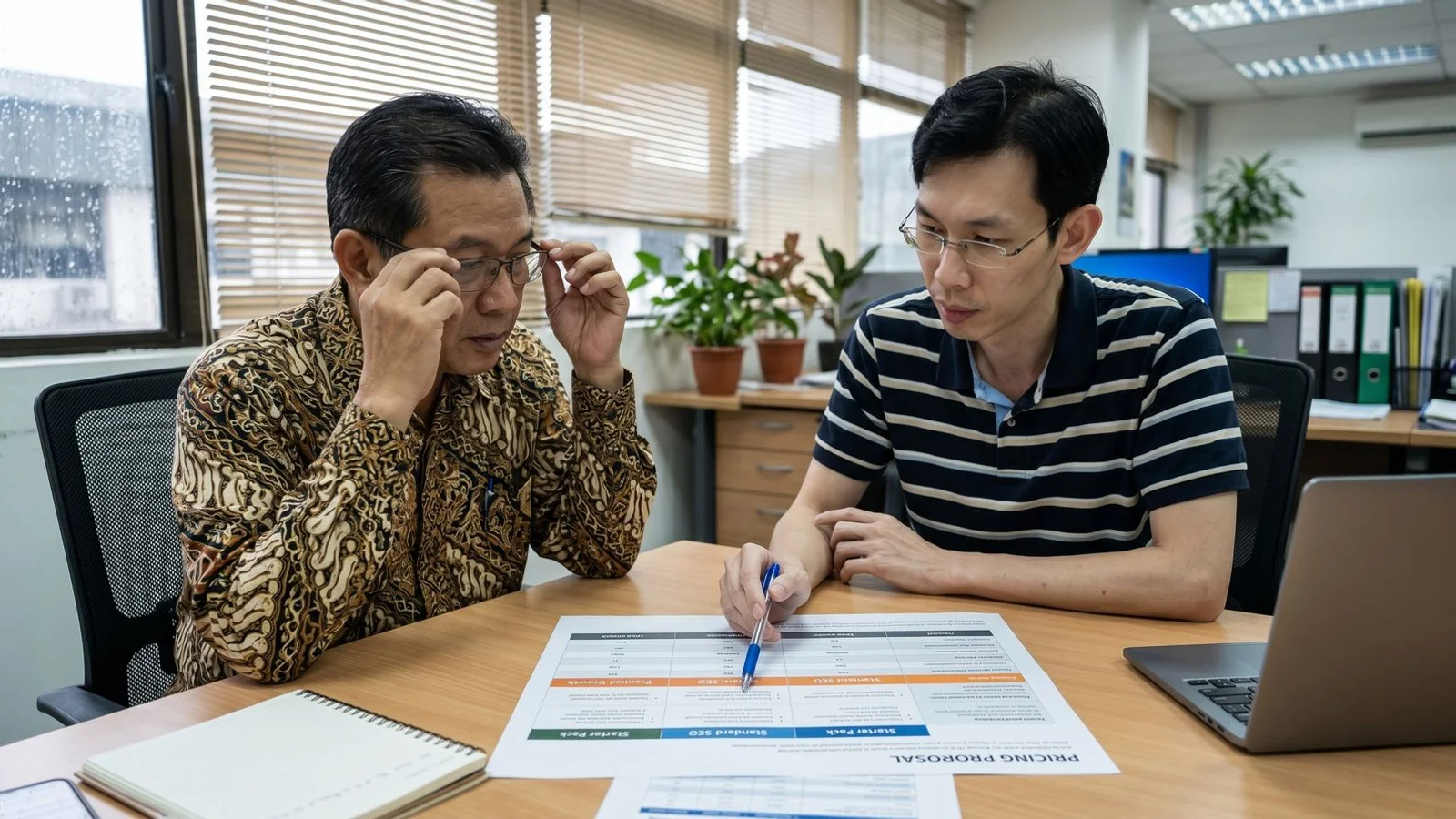 SEO pricing tiers in Malaysia ranging from RM 2,500 to RM 9,500 per month retainer