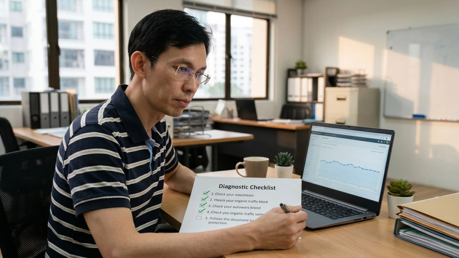 5 diagnostic signs that a Malaysian business needs professional SEO help — competitor losses, climbing ad costs, flat organic, Map Pack gap, and Search Console impressions